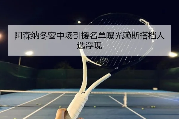阿森纳冬窗中场引援名单曝光赖斯搭档人选浮现